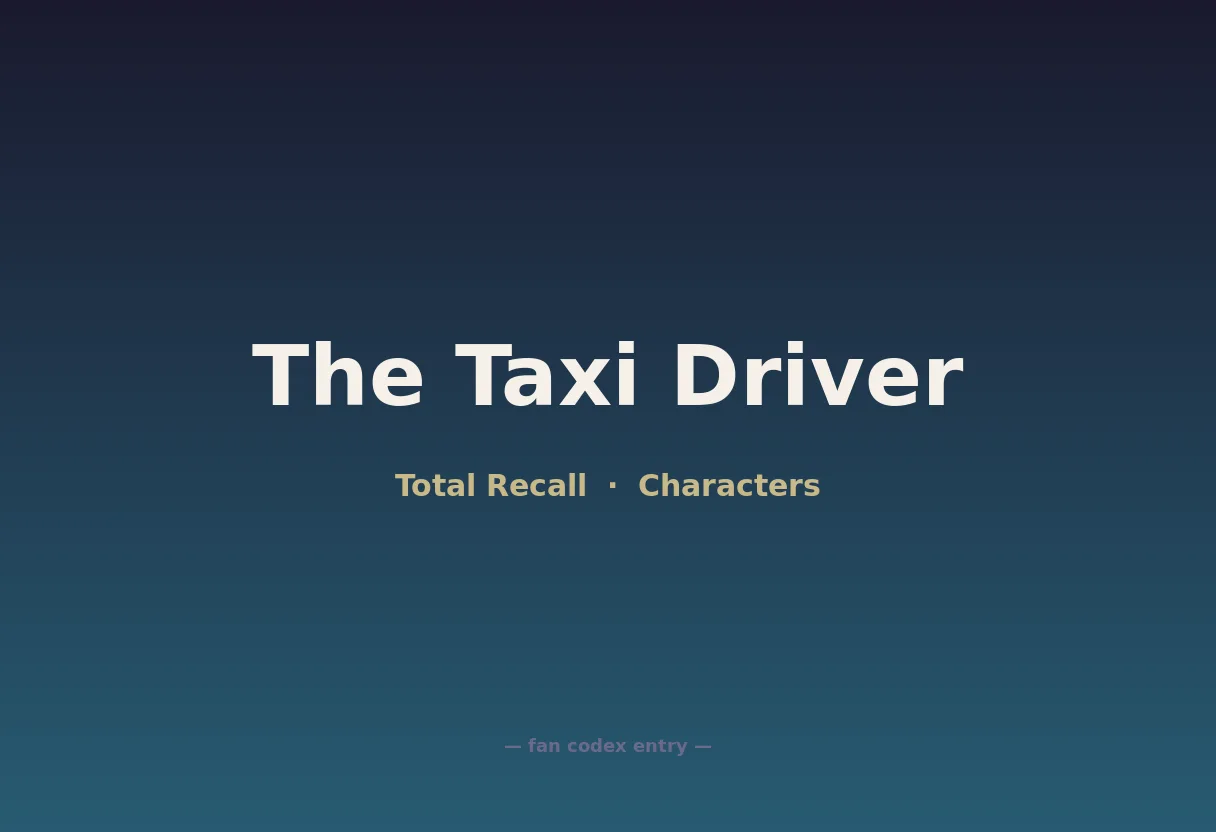 The Taxi Driver