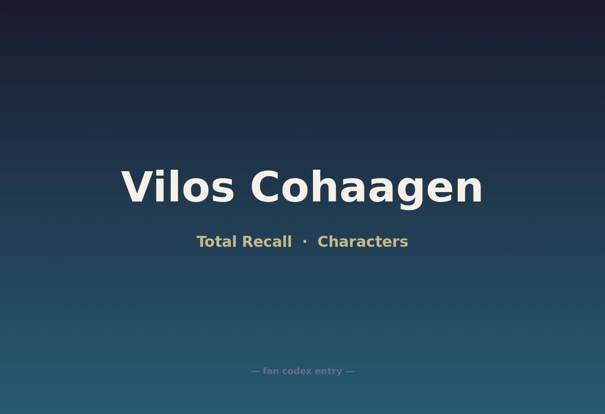 Vilos Cohaagen