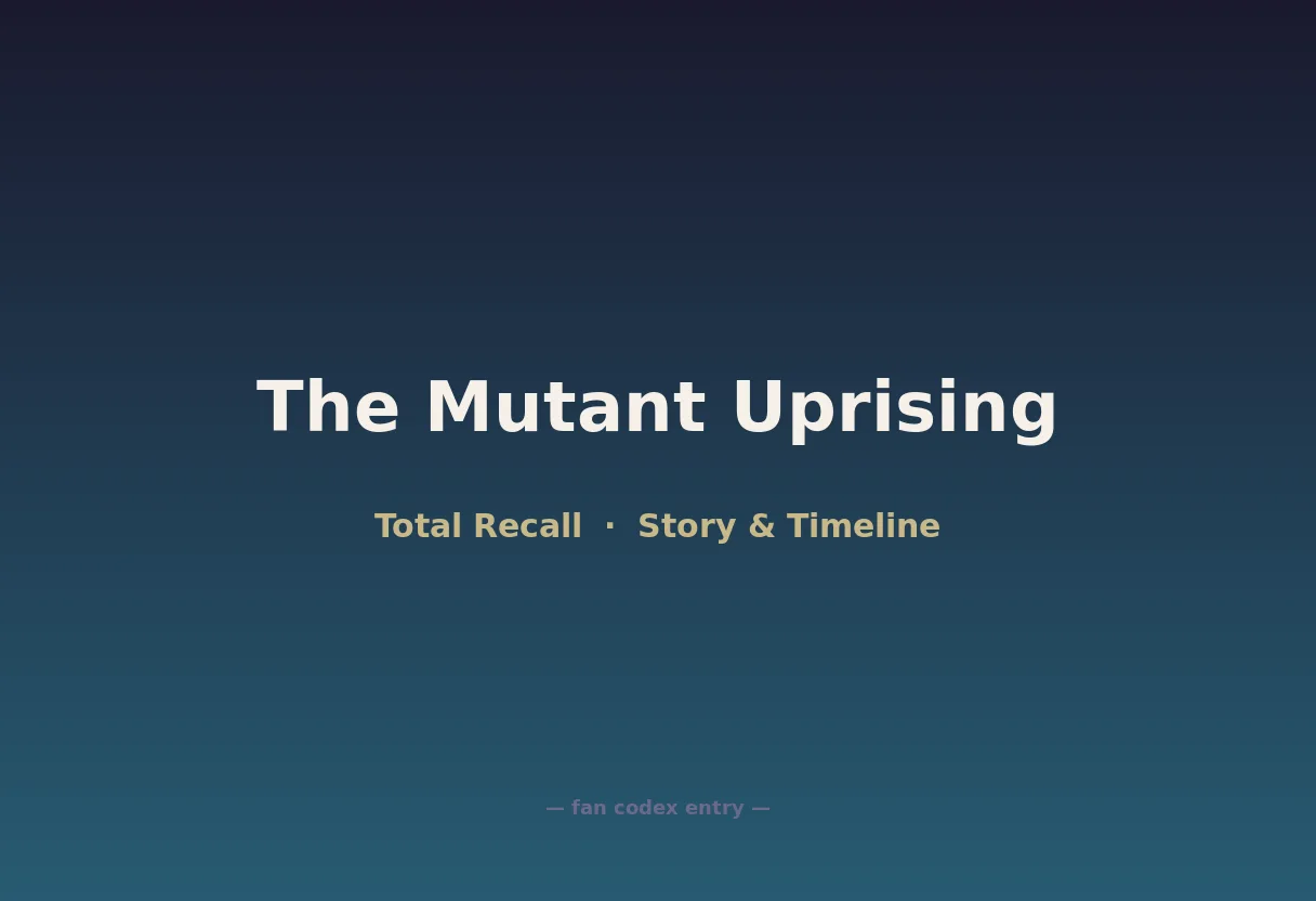 The Mutant Uprising